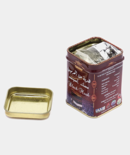Твердые сухие духи в жестяной банке ( Black Musk Jamid) - черный мускус / 25гр., Hemani фото 3